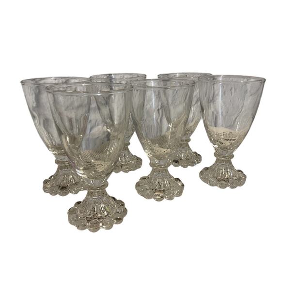 Vintage Set of 6 Glass Dessert Parfait Serving Glasses - Picture 2 of 6